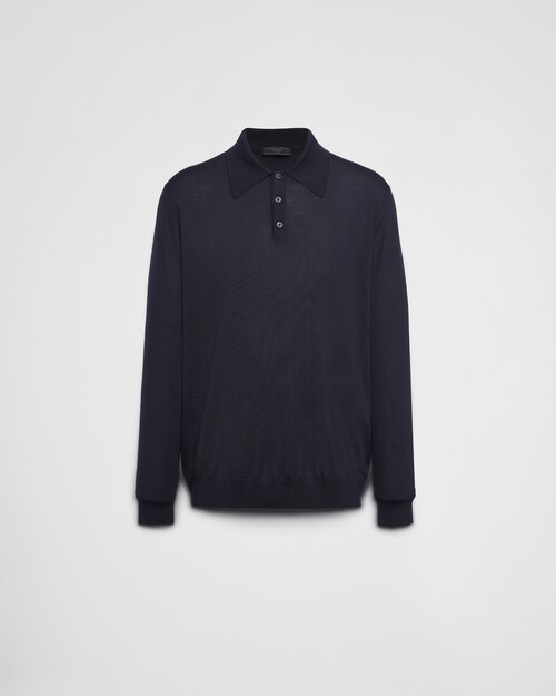 Prada 精纺羊毛Polo衫 1