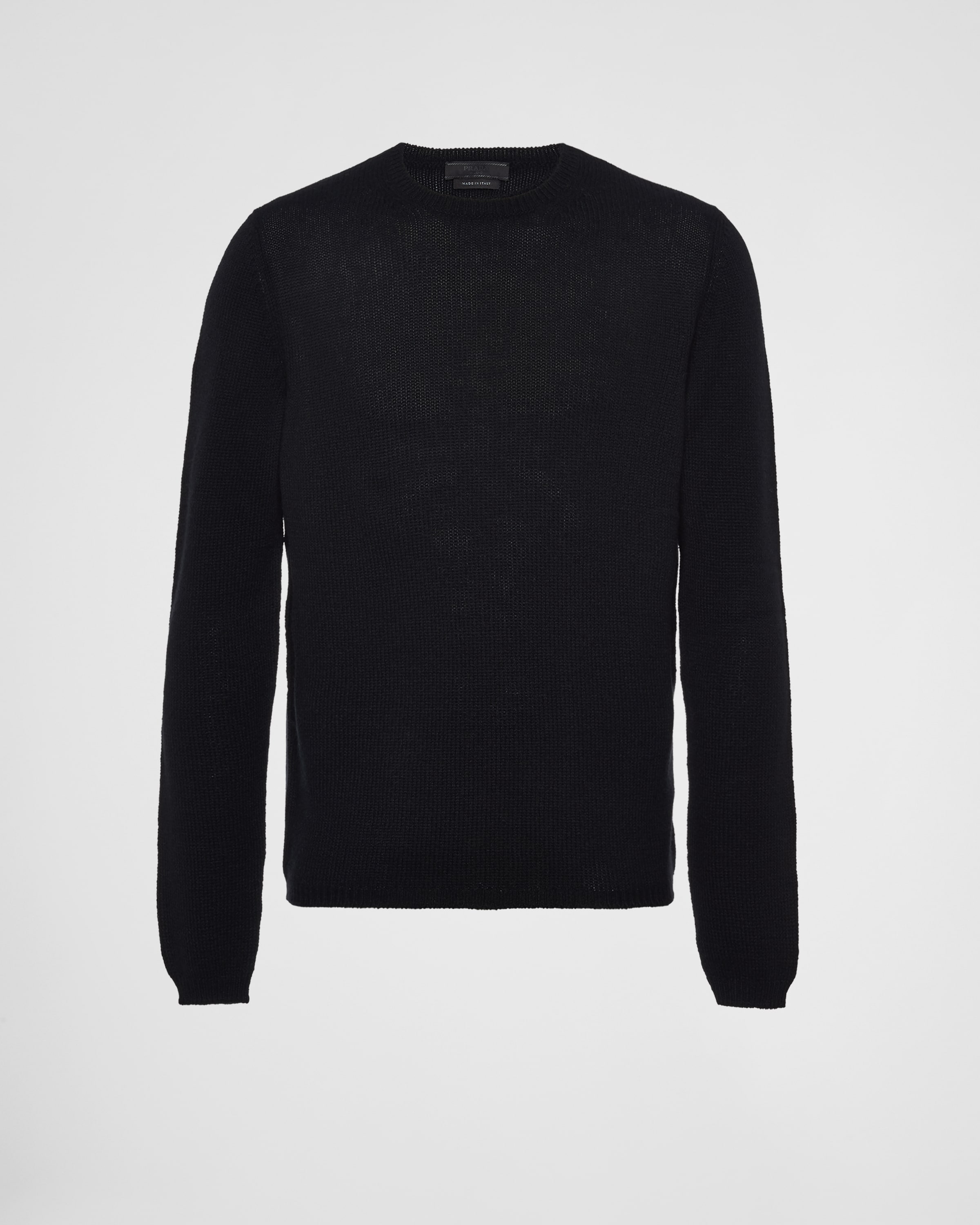 Cashmere Crew Neck Sweater - Black