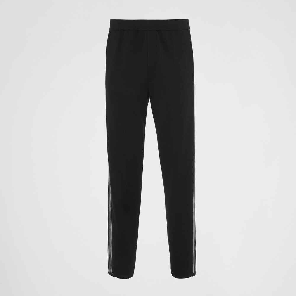 Prada Men Graphite Wool Cargo Pant