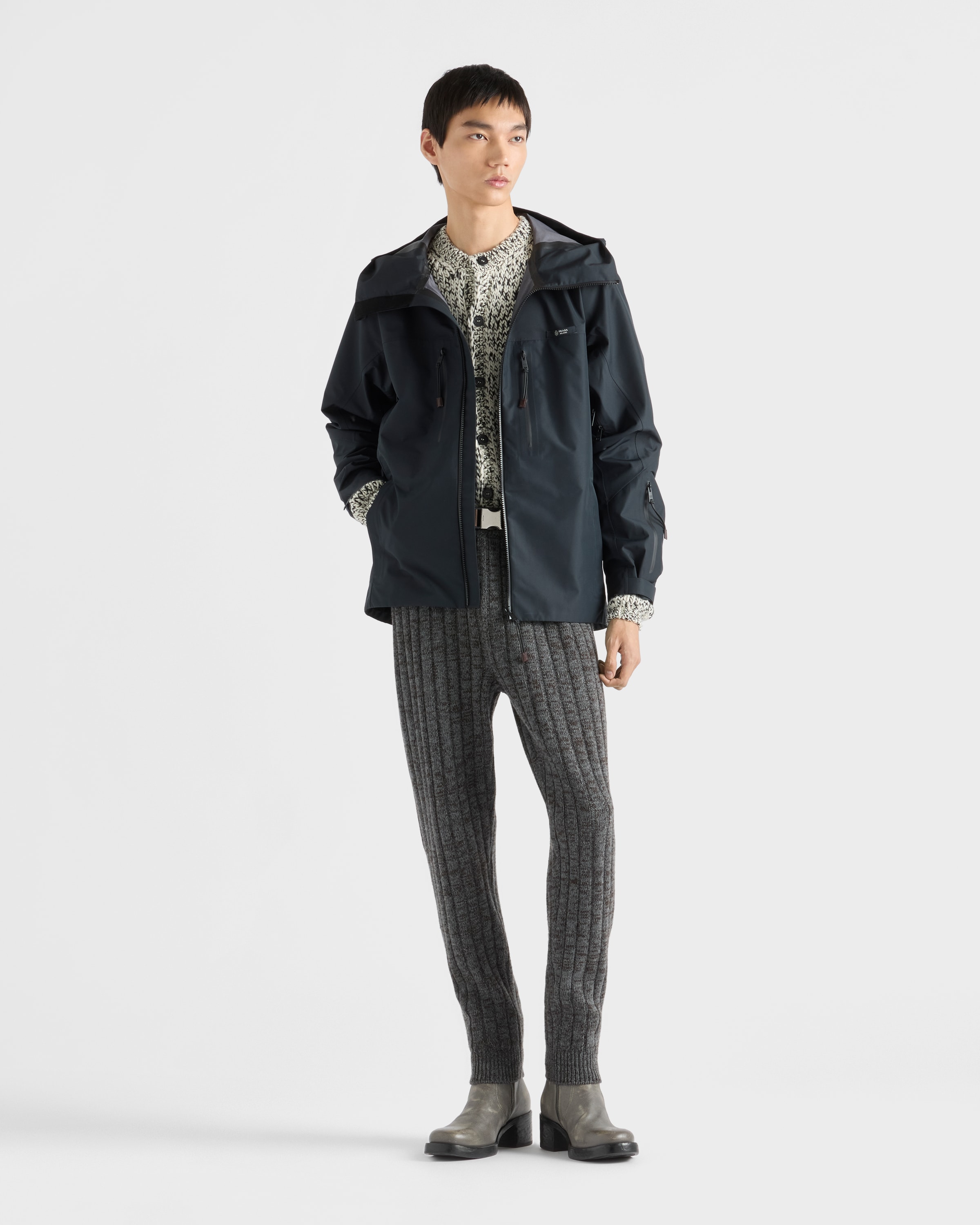 Wool and cashmere pants