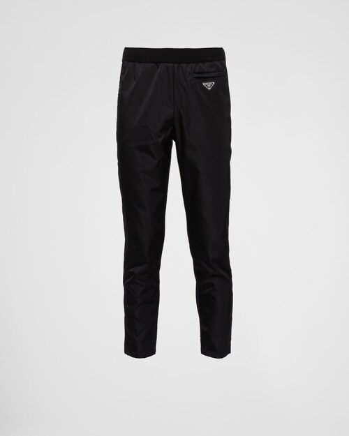 Prada Wool and Re-Nylon Gabardine trousers 1