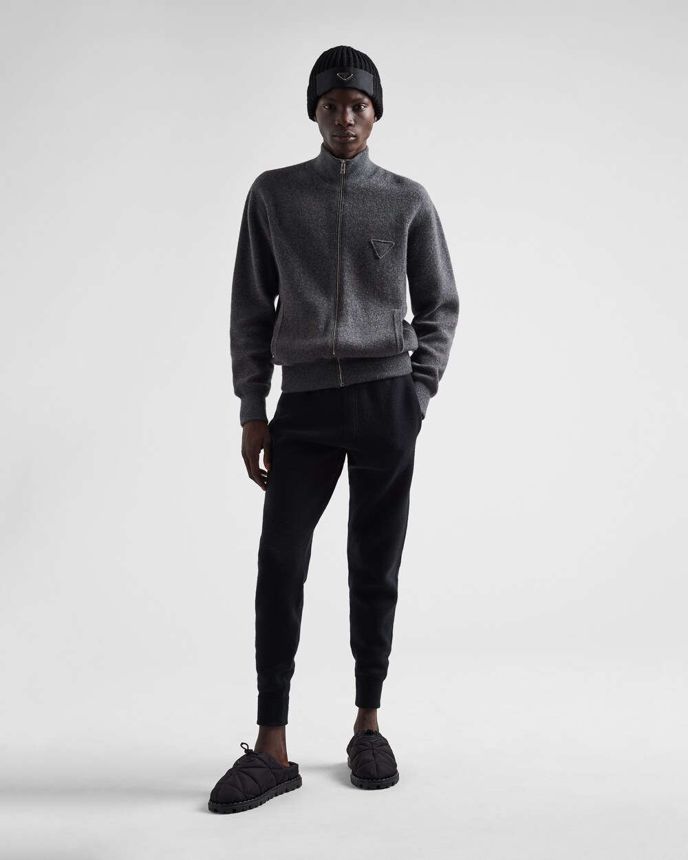 Black Cashmere pants | Prada