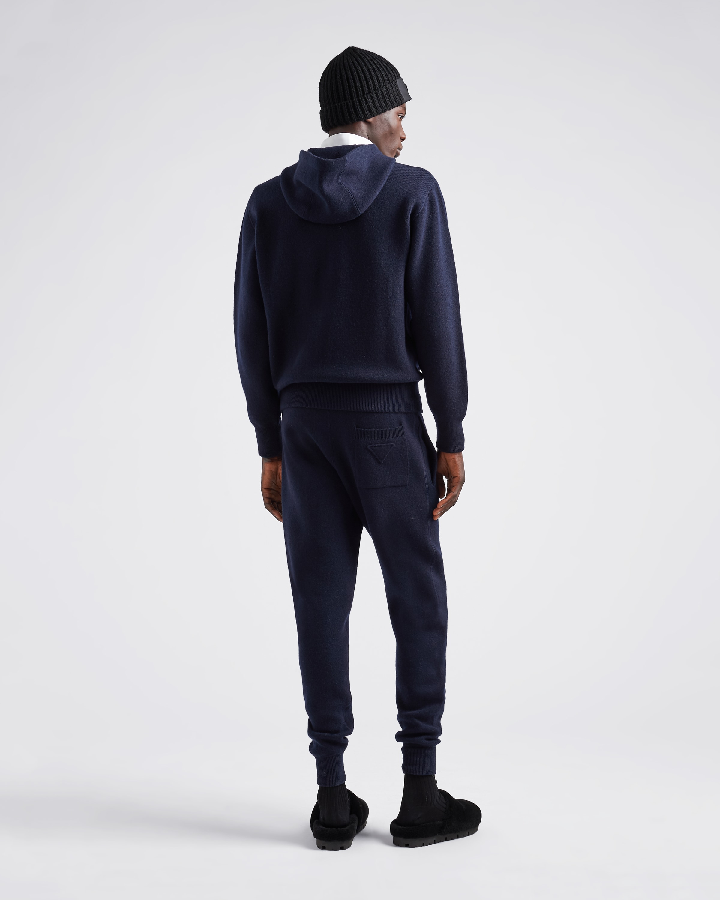 Navy Cashmere pants | Prada
