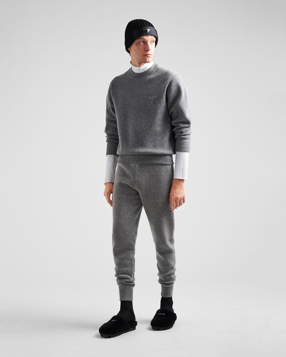 Grey Cashmere pants | Prada
