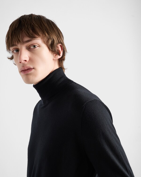 Cashmere turtleneck sweater - Black Cashmere turtleneck sweater - Black