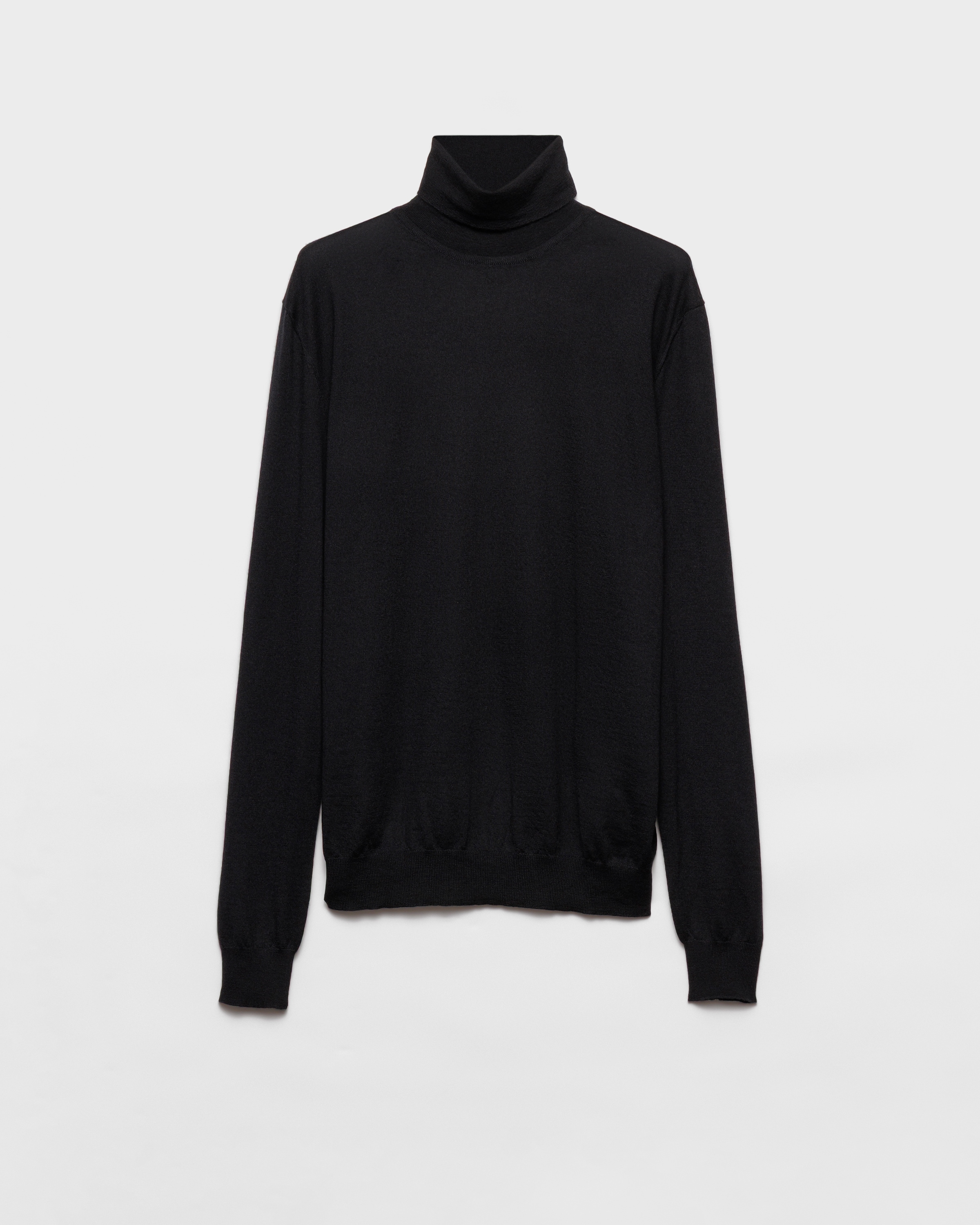 Black Cashmere turtleneck sweater | PRADA