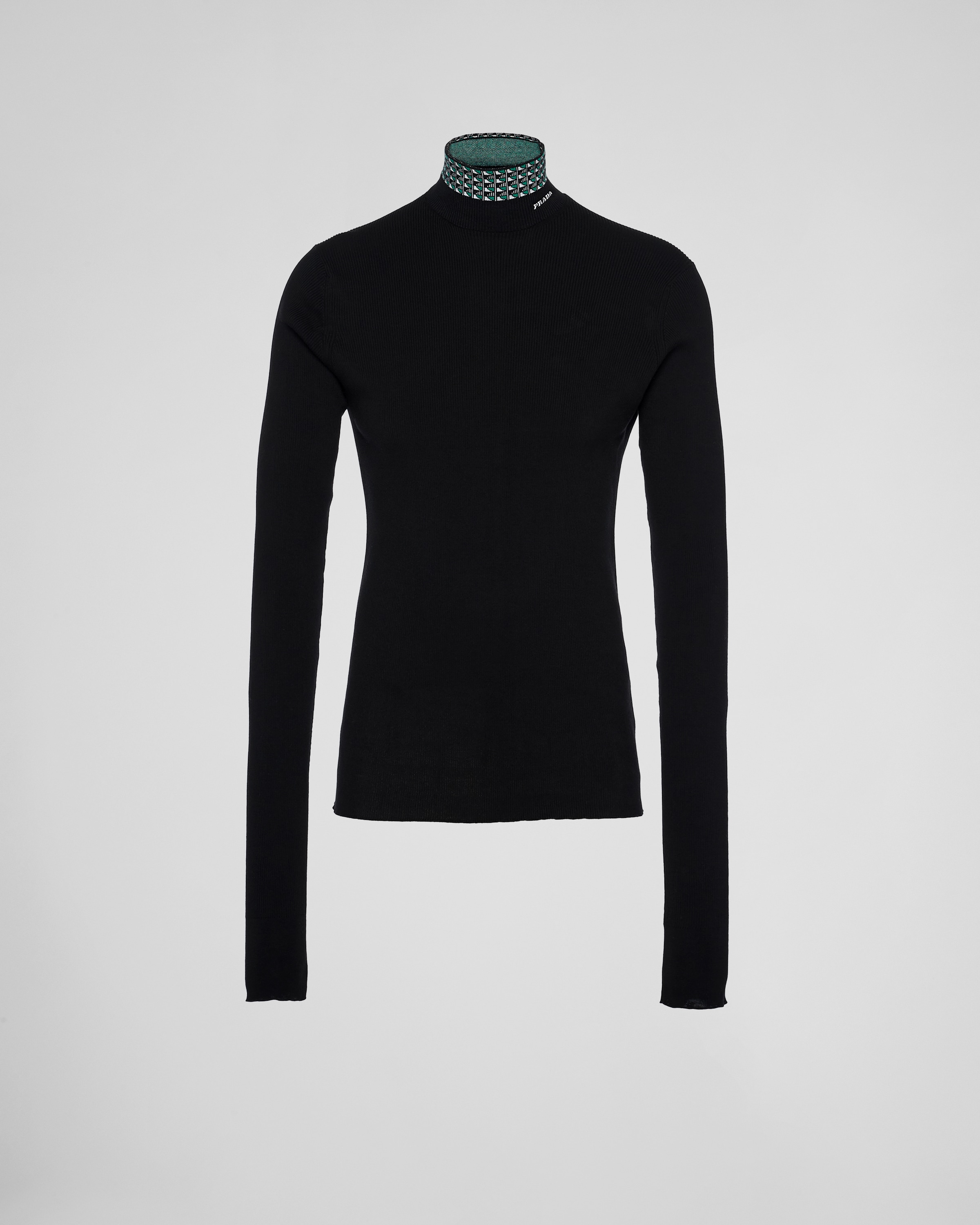 Cotton turtleneck sweater | Prada