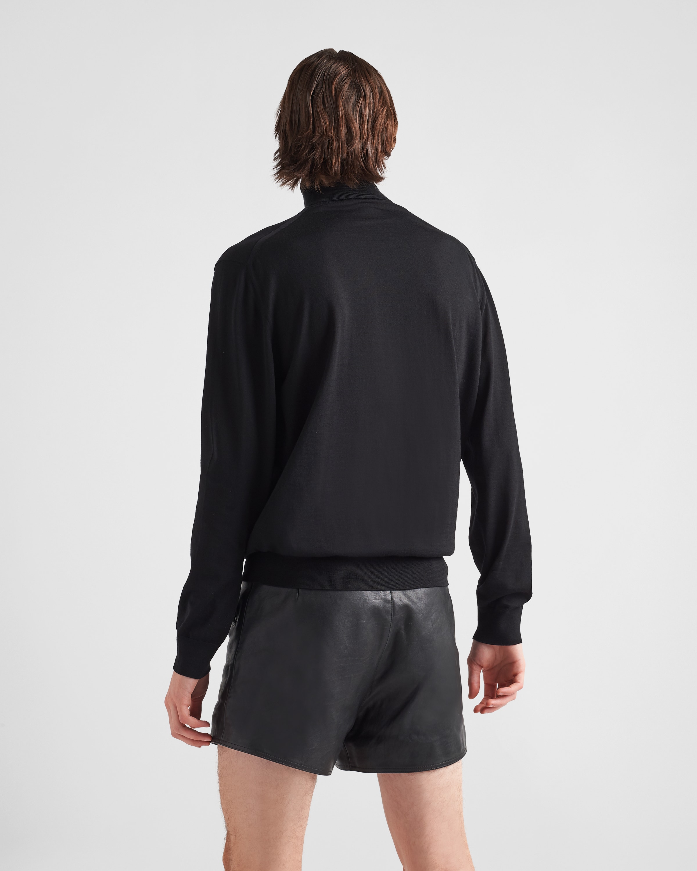 Prada zip up turtleneck outlet