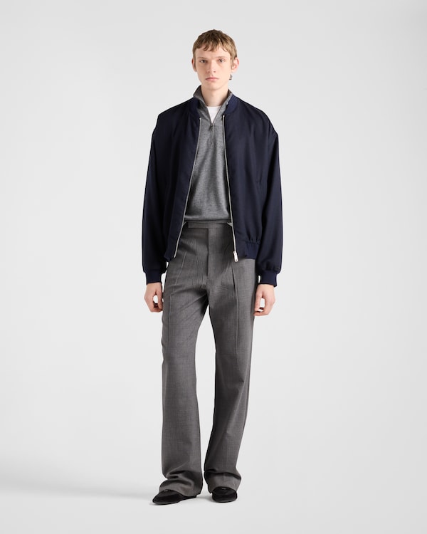 Cashmere and silk turtleneck - Slate Gray Cashmere and silk turtleneck - Slate Gray