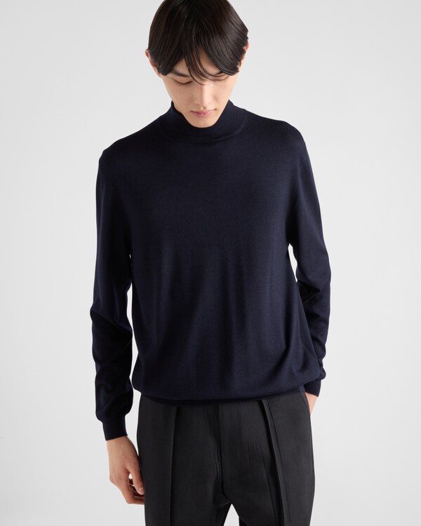 Cashmere and silk turtleneck sweater Cashmere and silk turtleneck sweater