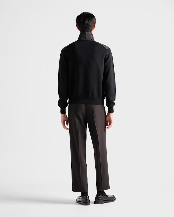 Superfine wool half-zipper sweater Superfine wool half-zipper sweater