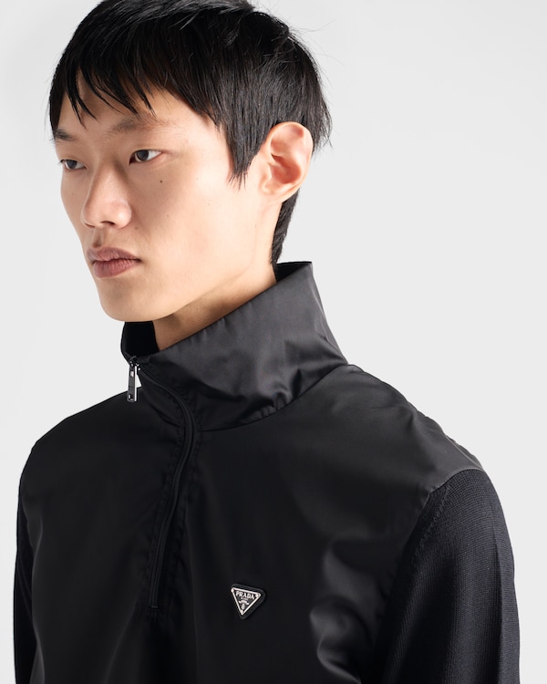 Superfine wool half-zipper sweater Superfine wool half-zipper sweater