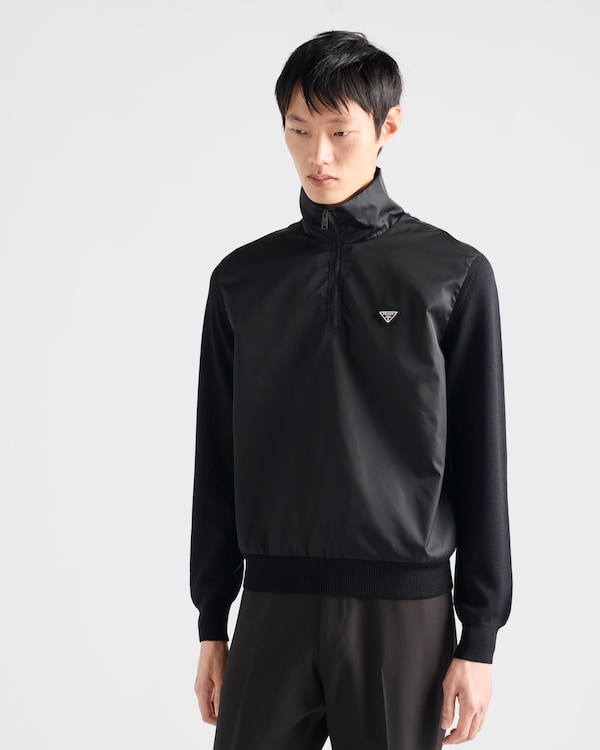 Superfine wool half-zipper sweater Superfine wool half-zipper sweater