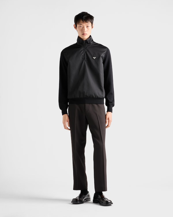 Superfine wool half-zipper sweater Superfine wool half-zipper sweater