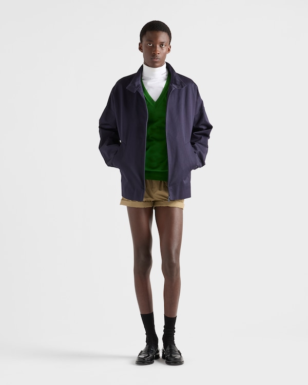 코튼 터틀넥 스웨터 - 화이트 코튼 터틀넥 스웨터 - 화이트