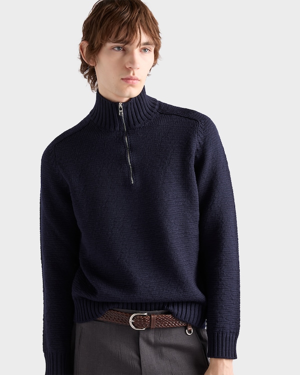 Wool turtleneck - Navy Wool turtleneck - Navy
