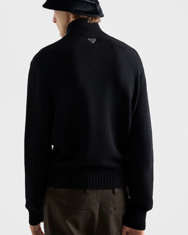Wool and cashmere sweater - Black Wool and cashmere sweater - Black