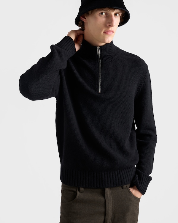 Wool and cashmere sweater - Black Wool and cashmere sweater - Black