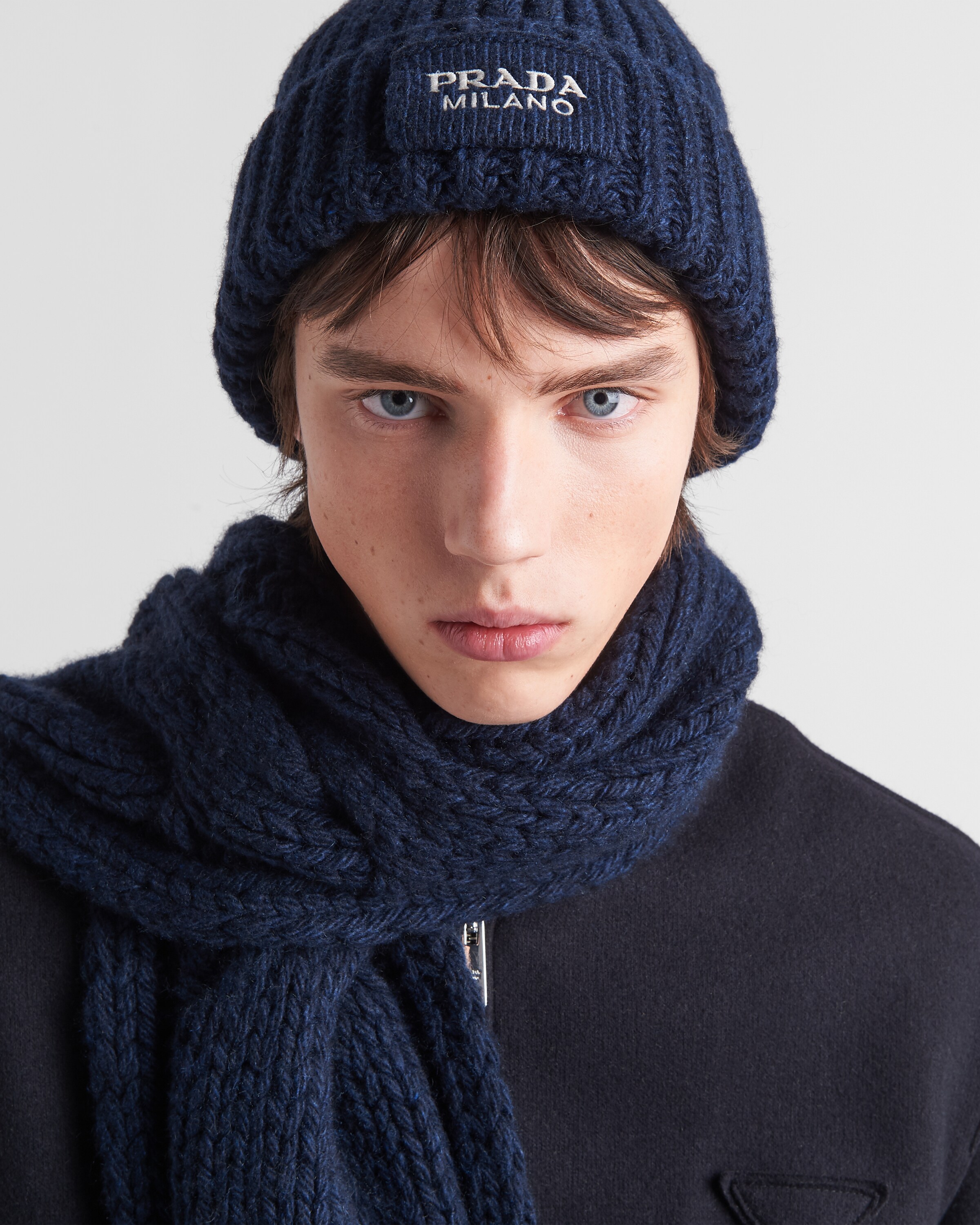 Prada cashmere scarf top