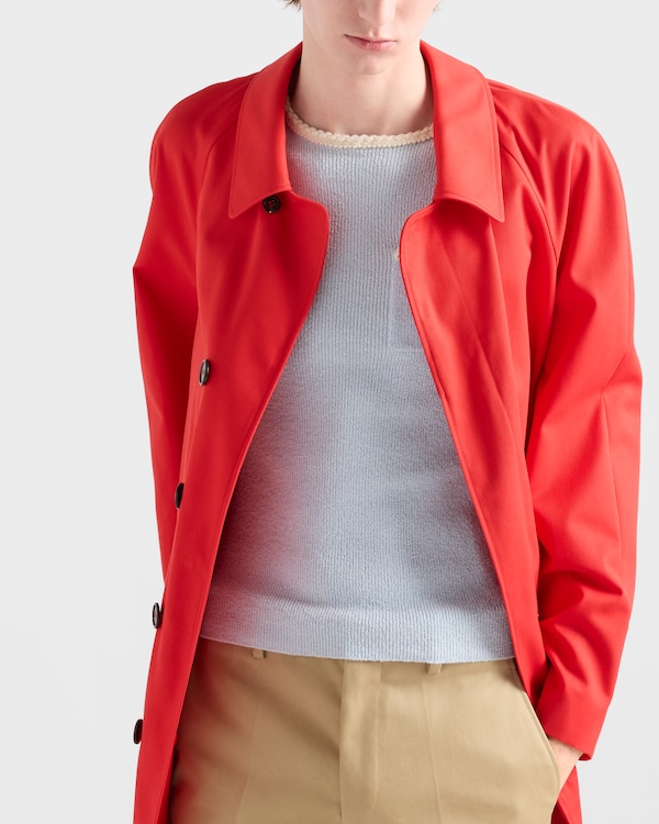 Embroidered cotton tank top - Sky Blue Embroidered cotton tank top - Sky Blue