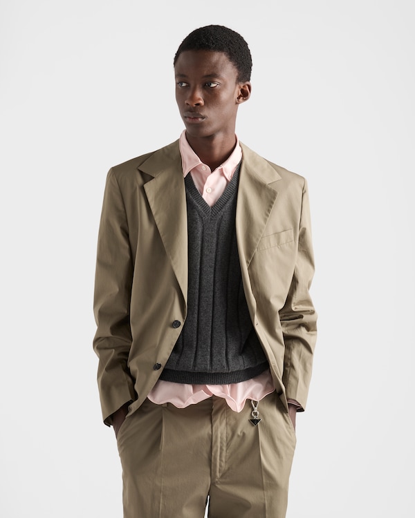 Cashmere V-neck vest - Slate Gray Cashmere V-neck vest - Slate Gray