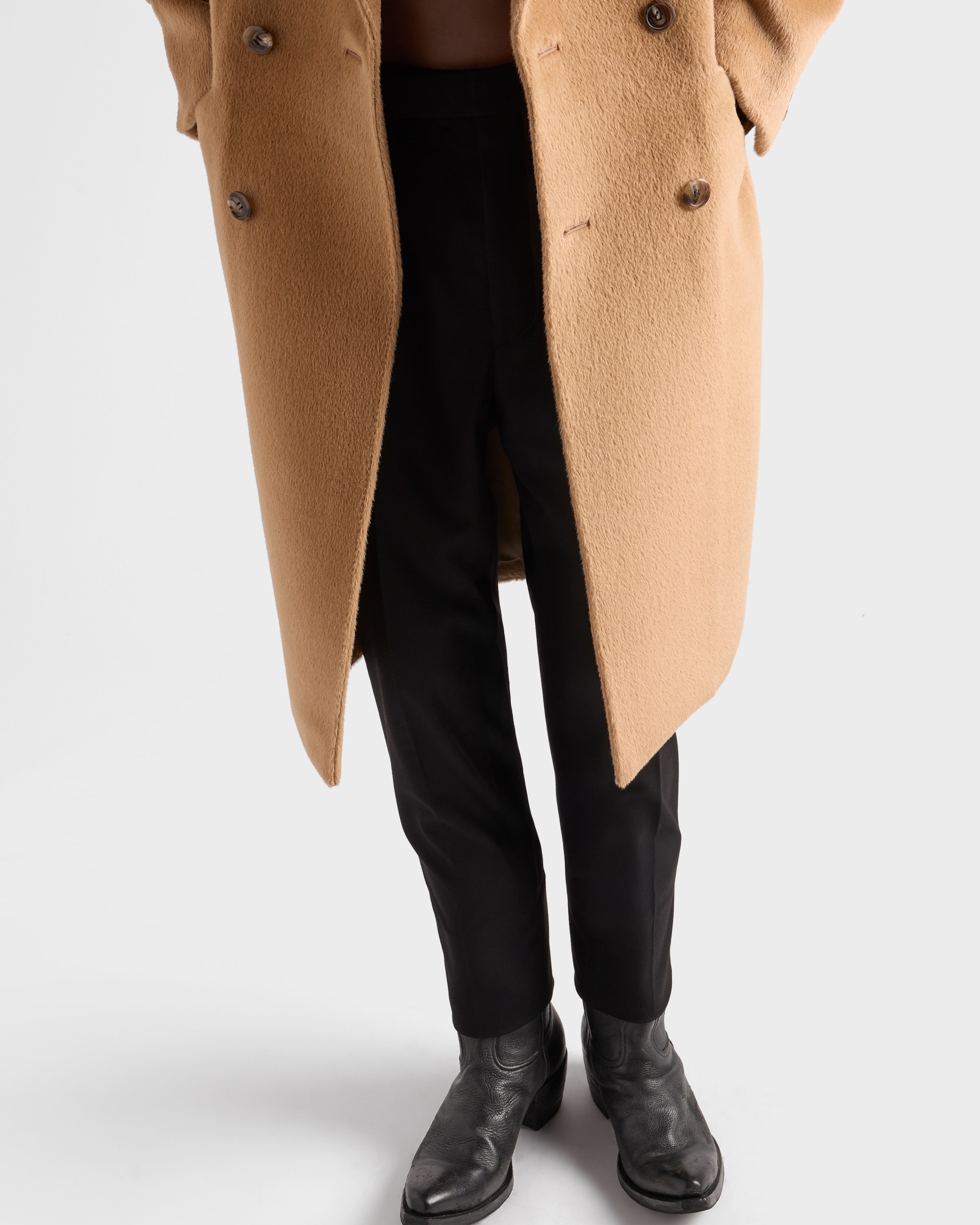 Stretch cashmere pants