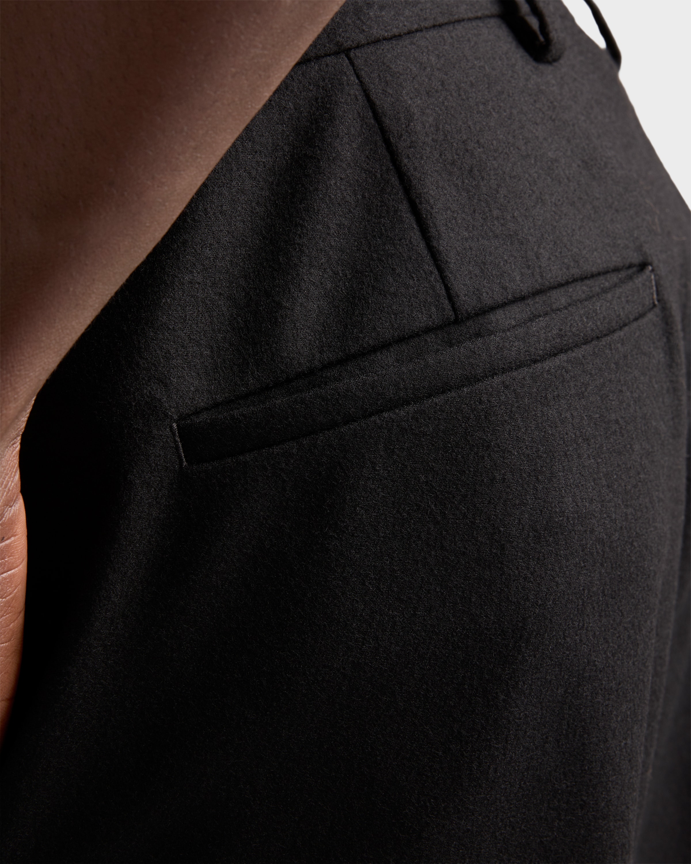 Stretch cashmere pants