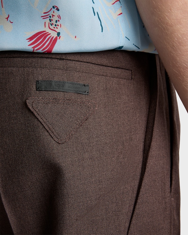 모헤어 및 실크 팬츠 모헤어 및 실크 팬츠