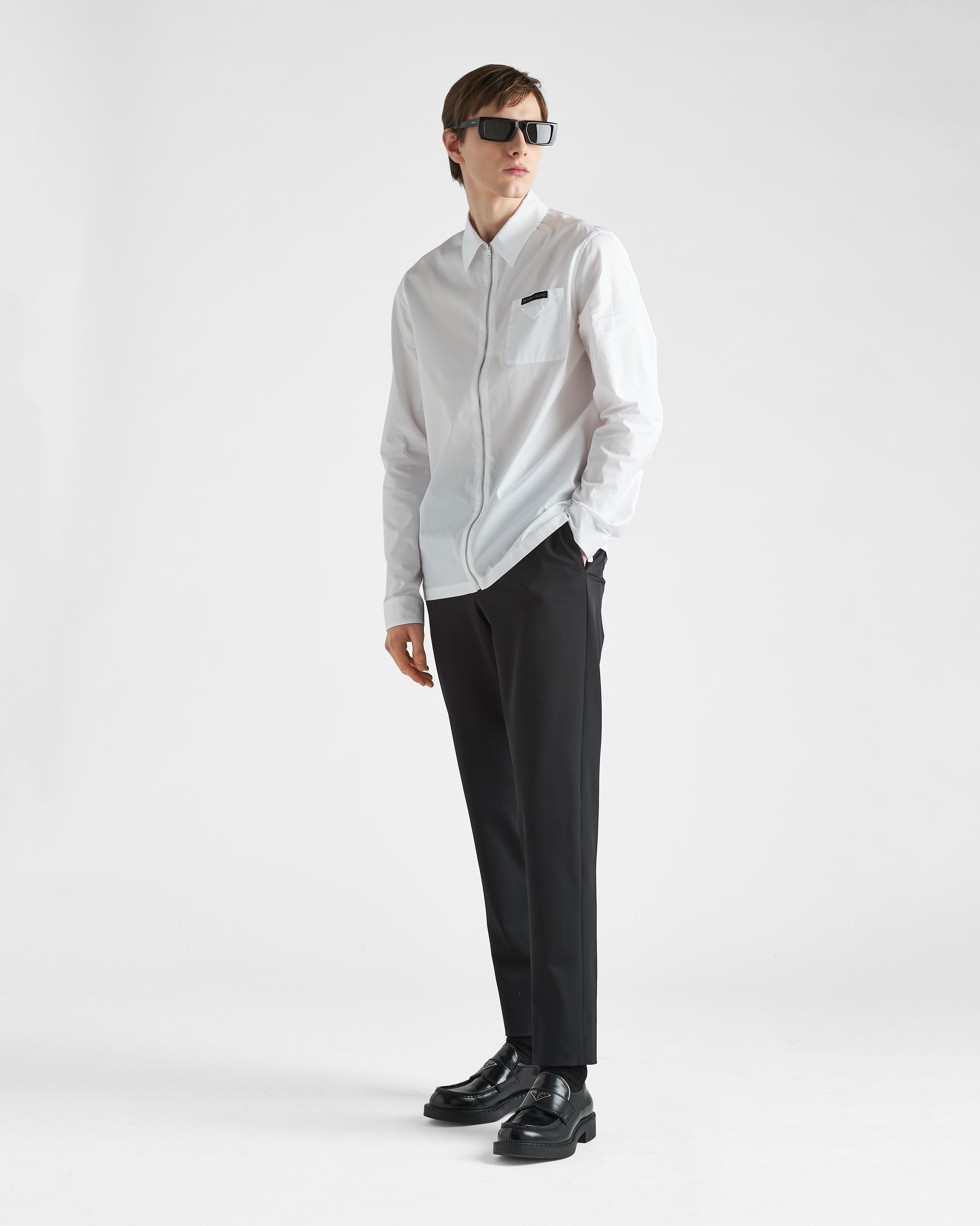 Stretch technical fabric pants | Prada