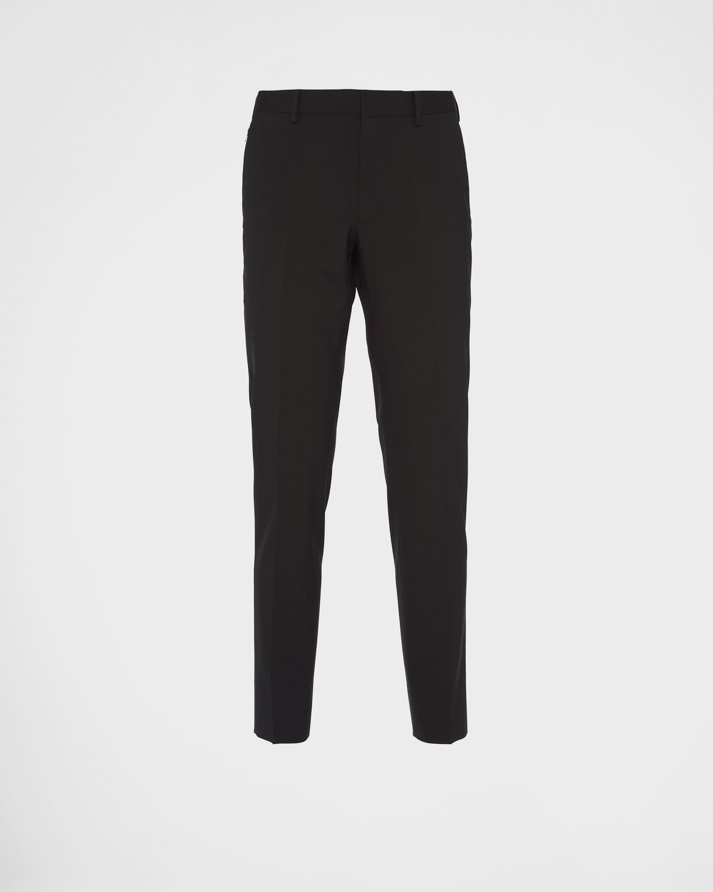 Black Light stretch wool pants | PRADA