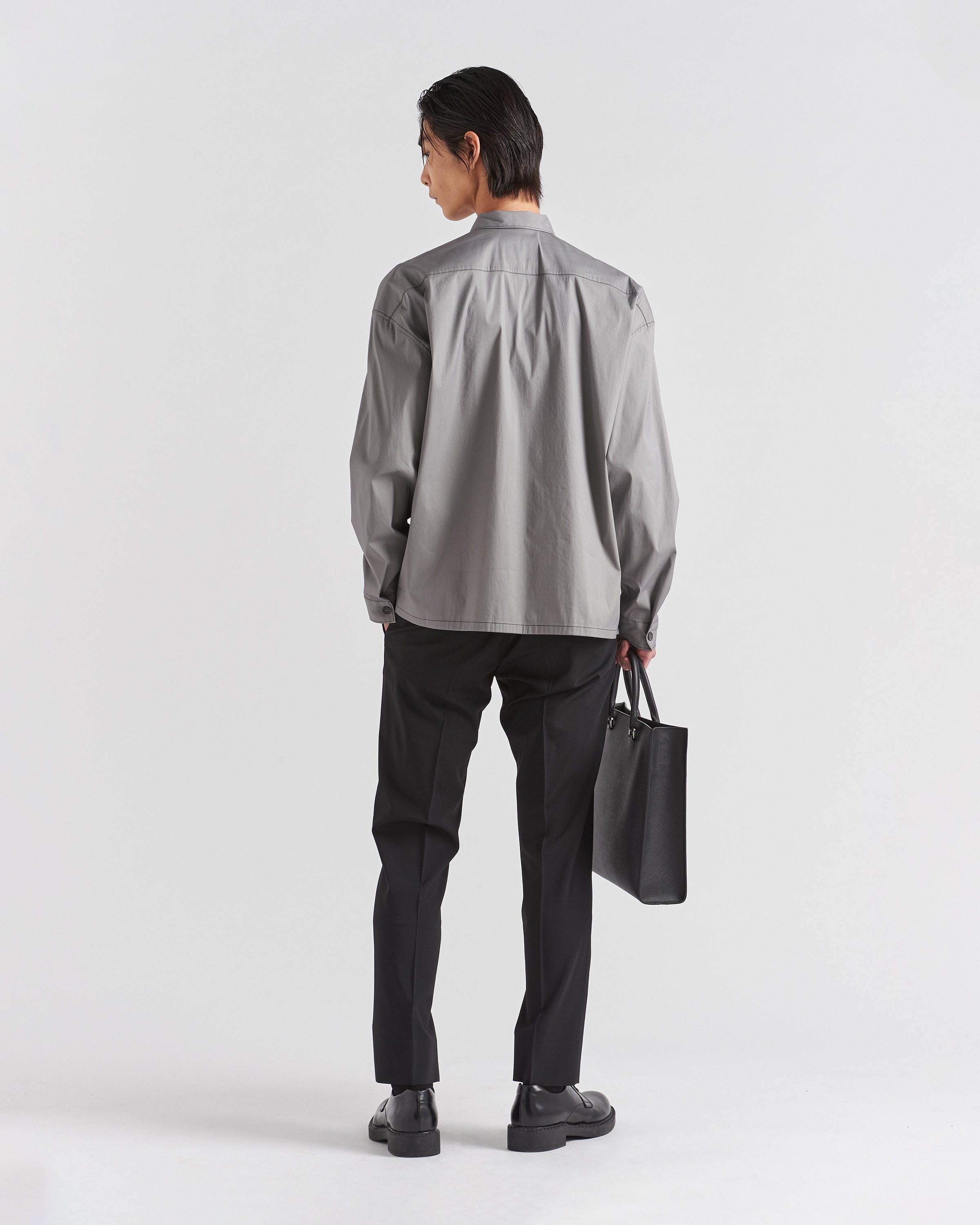 カーディガン PRADA SS23 Black wool blend pant (UMP129S23112D9 F0002) Black Wool blend pants | PRADA
