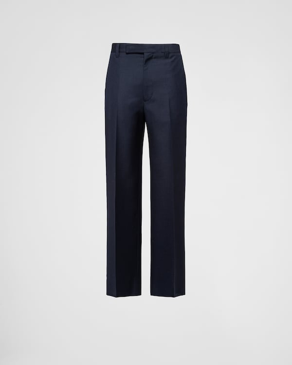 Ebony Mohair and silk pants | PRADA Ebony Mohair and silk pants | PRADA