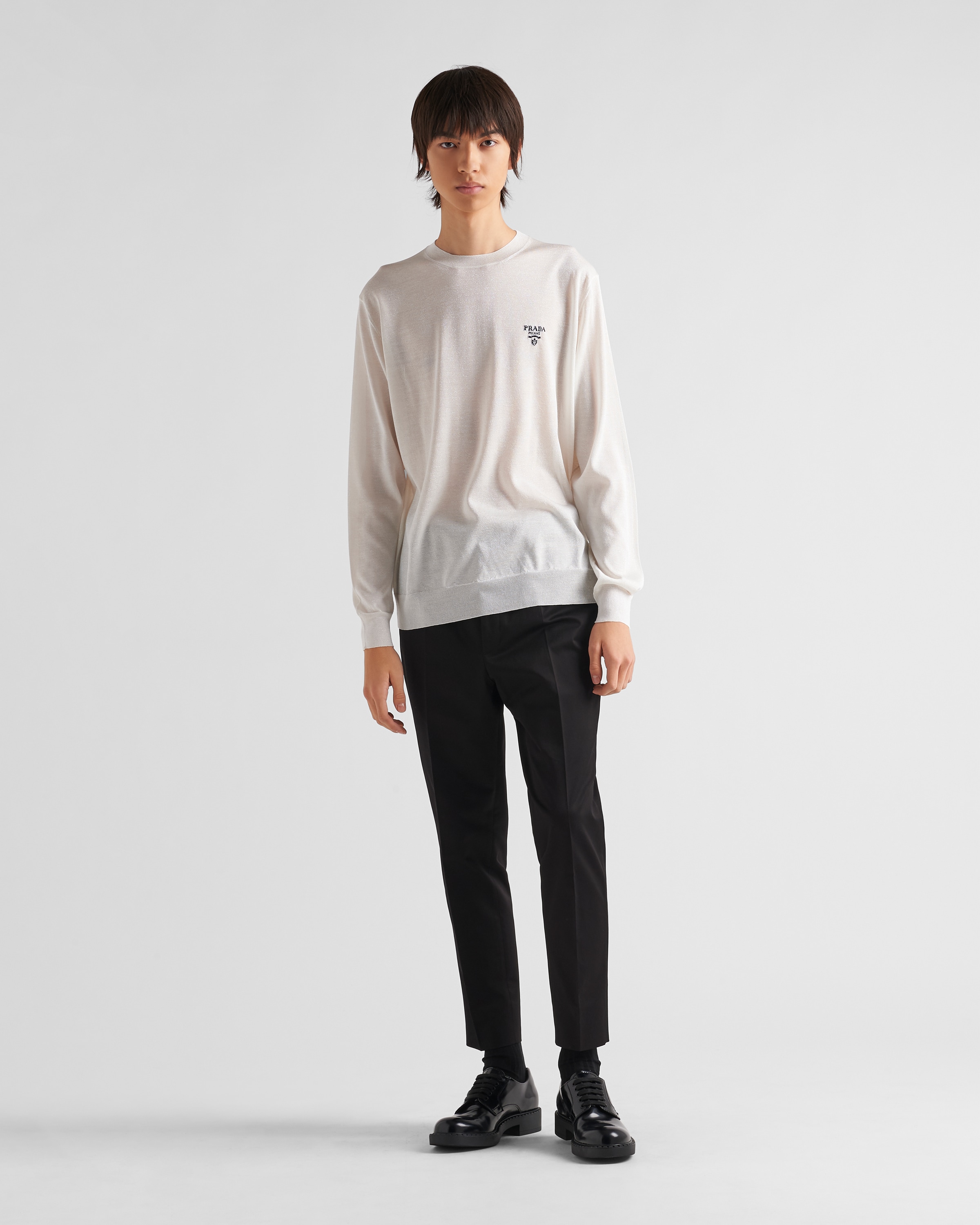 Prada gabardine trousers cheap