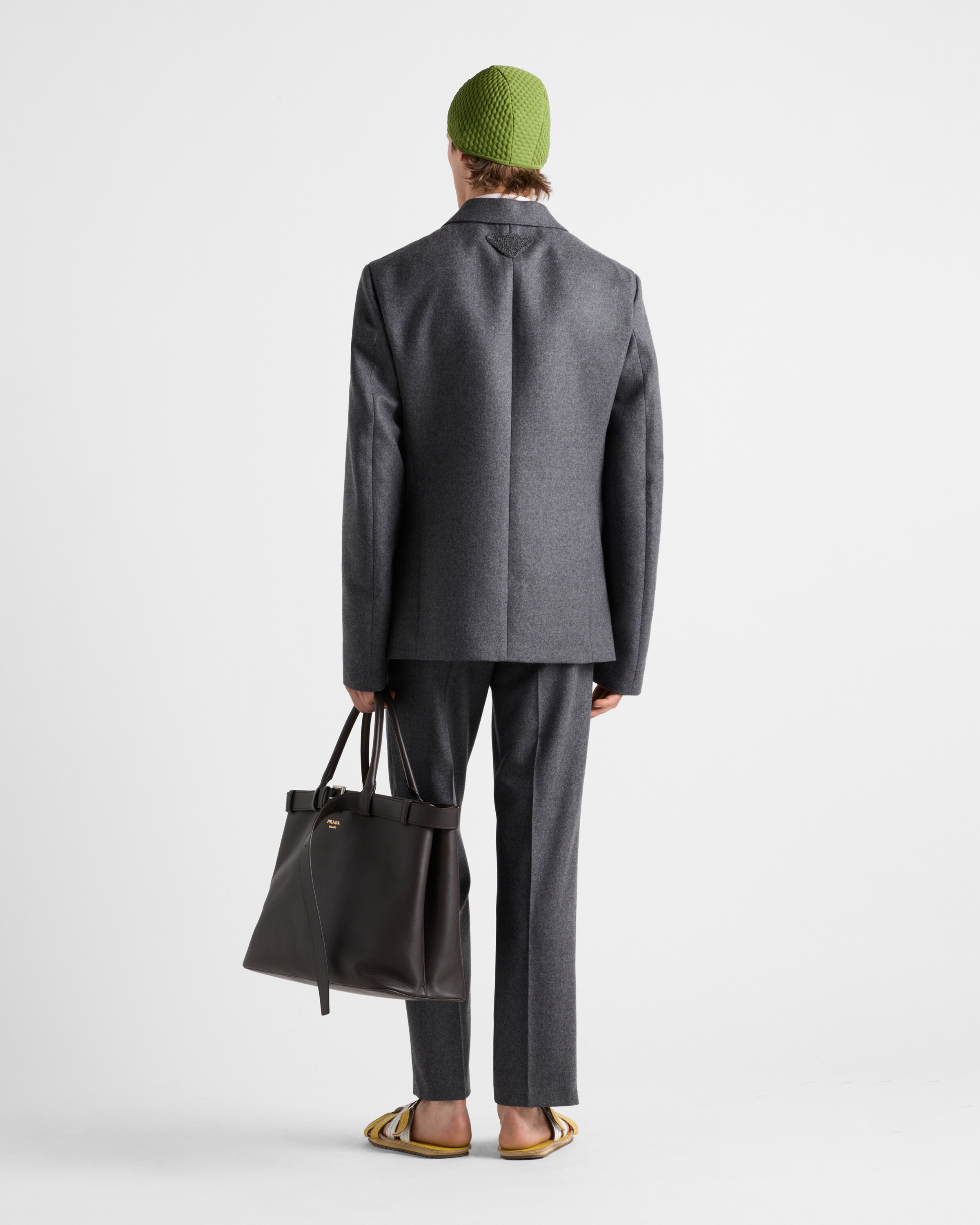 Grey Wool Pants | PRADA Grey Wool Pants | PRADA