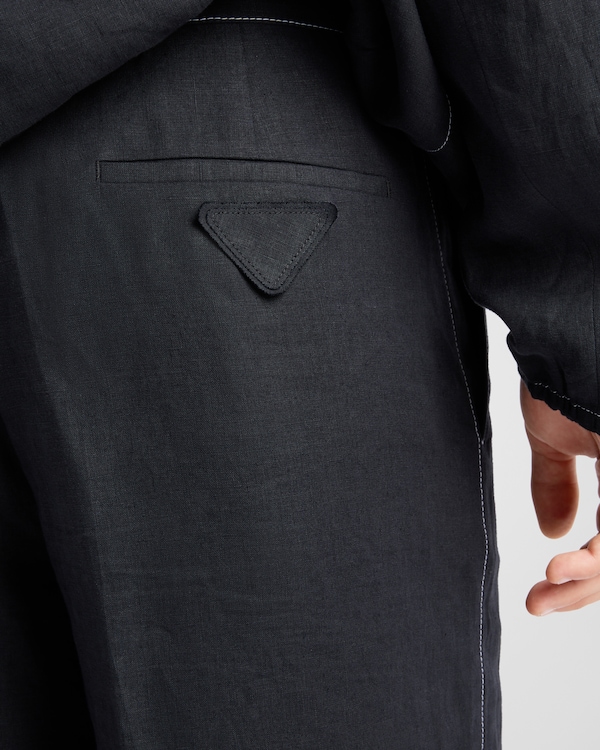 亚麻百慕大短裤 亚麻百慕大短裤