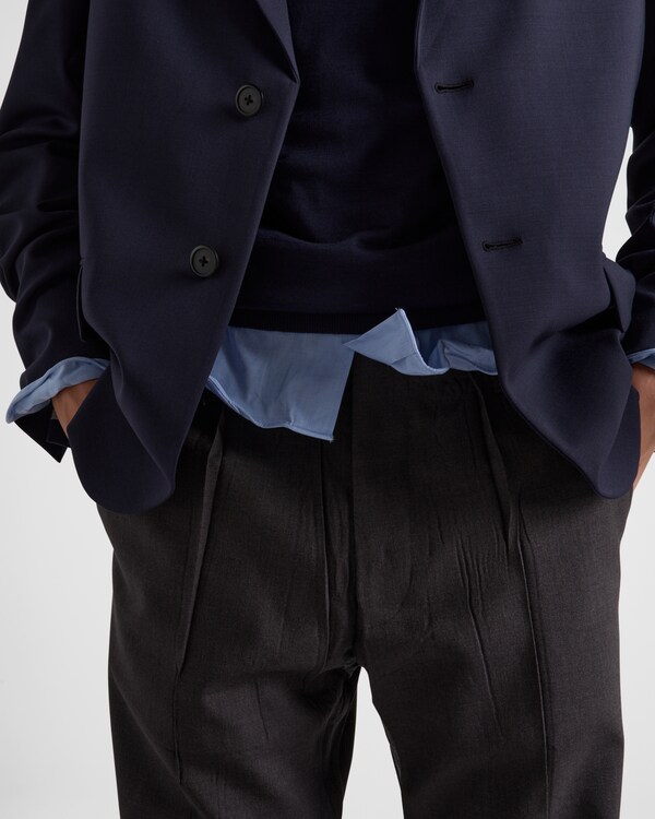 Mohair and silk pants Mohair and silk pants