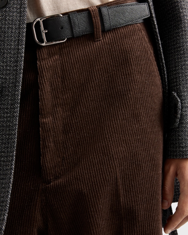 カシミヤxコットンコーデュロイ パンツ カシミヤxコットンコーデュロイ パンツ