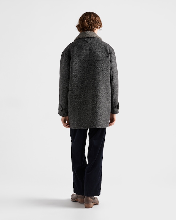 Cashmere and cotton corduroy pants - Blue Cashmere and cotton corduroy pants - Blue