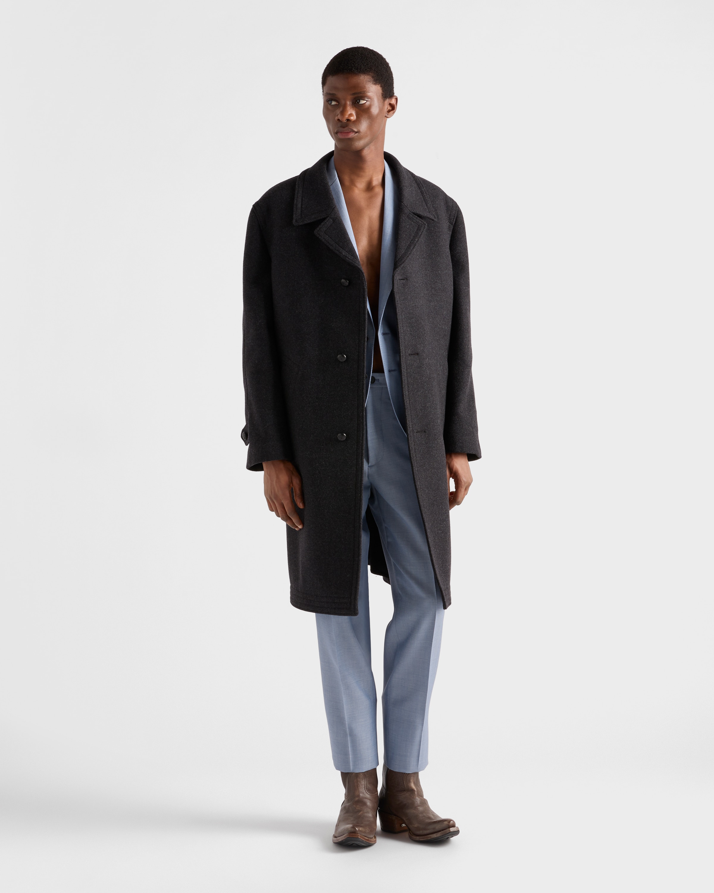 おすすめ☆大人気【PRADA】 F-025 H.FORMA 25 ロヴェレ 25SS】新作 ブラッシュドレザー ローファー ◇プラダ◇全3色