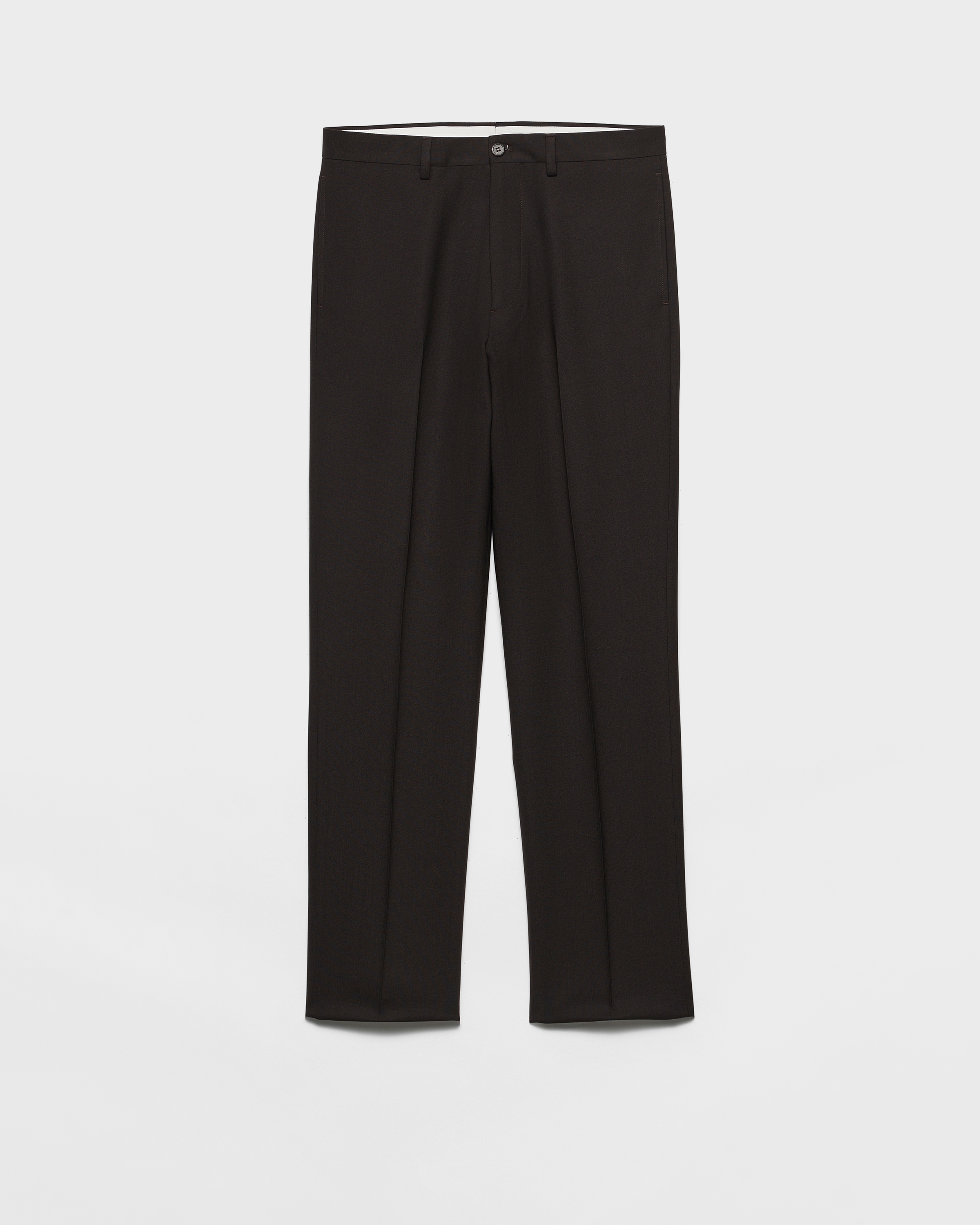 Prada Wool Pants In Black