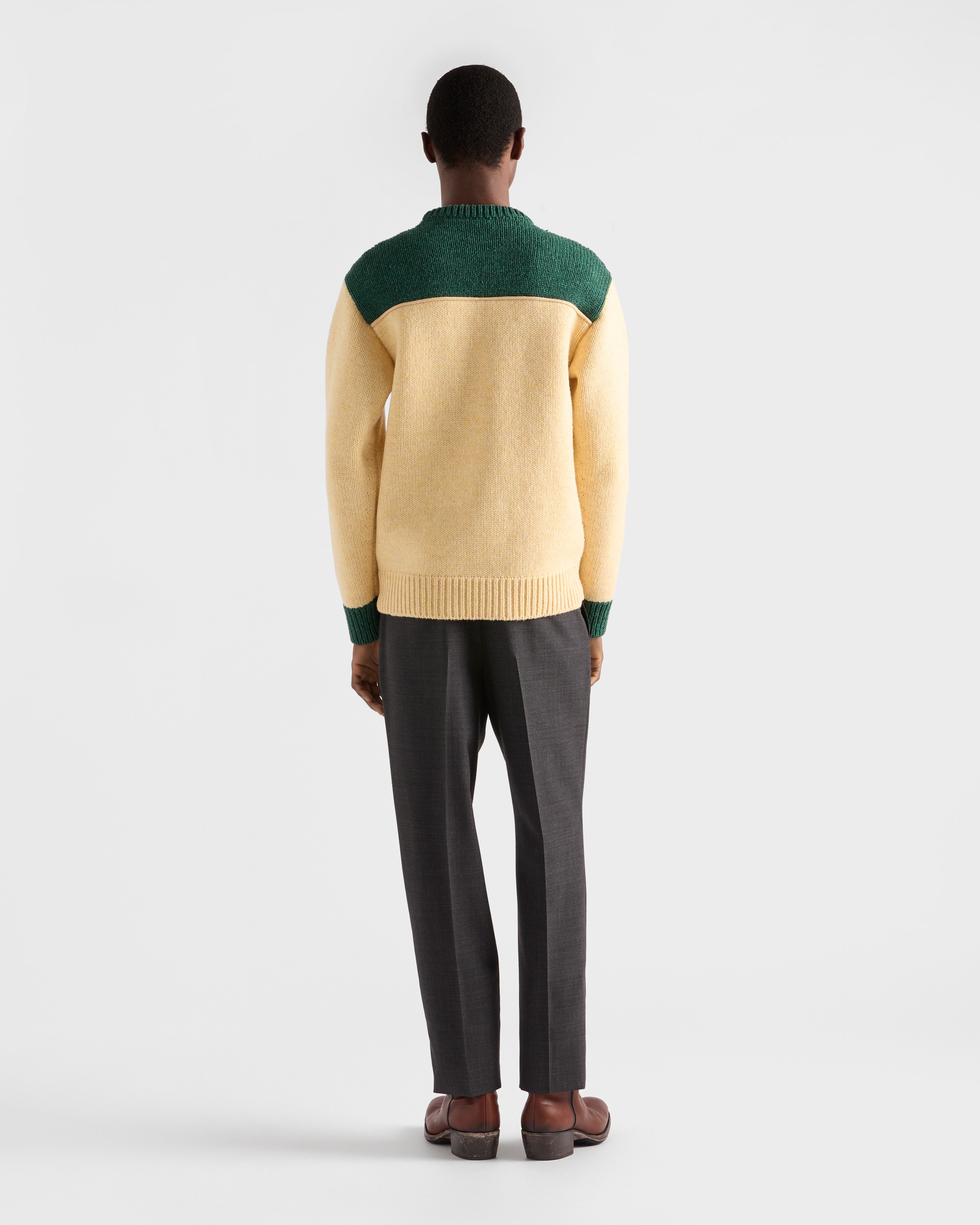 パンツ Prada Melange Graphite Wool Pant Prada Technical Wool Pants with Belt | Saks Fifth Avenue