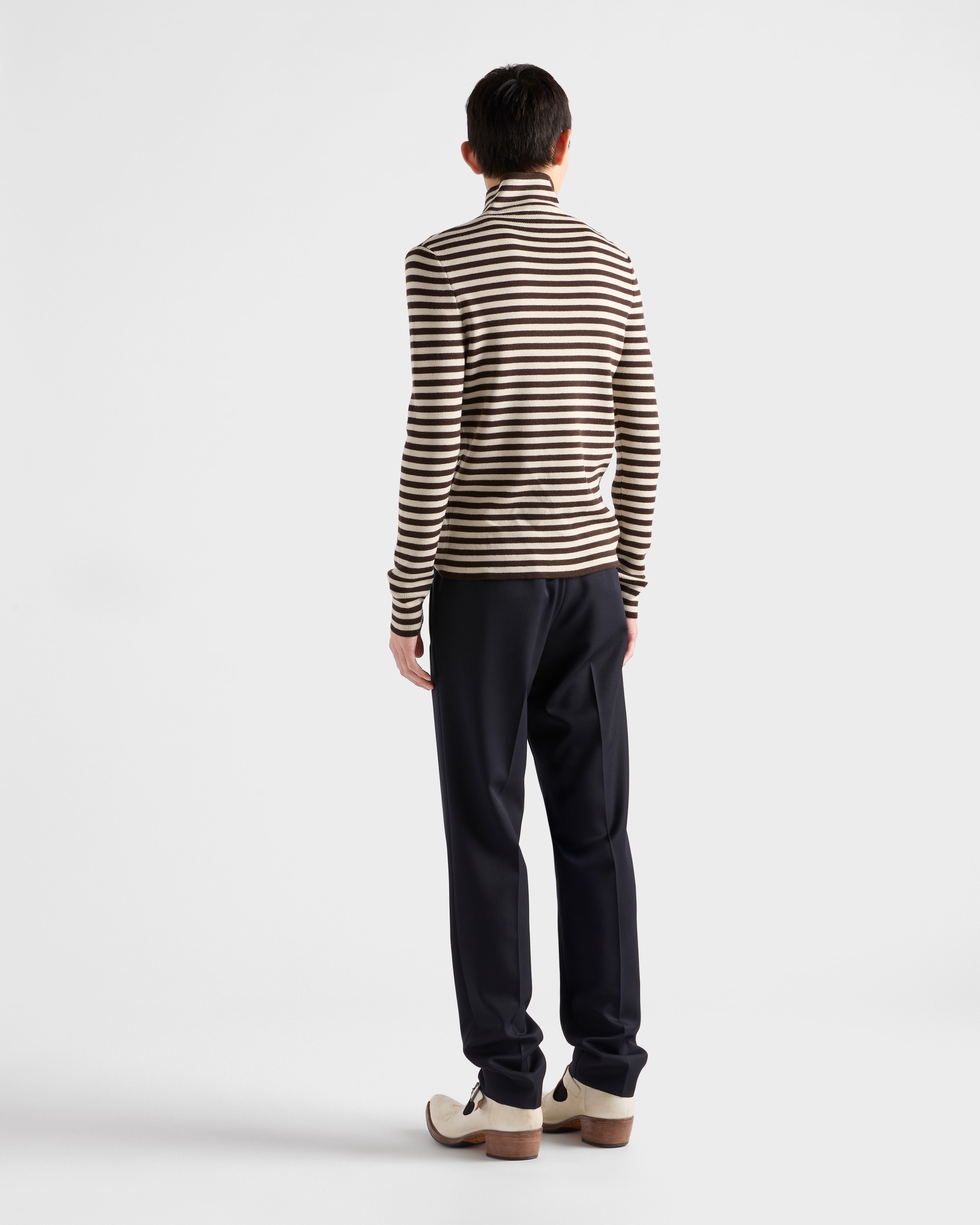 PRADA ウールパンツ　40 注目の新作♪【PRADA】テクニカルウール パンツ (PRADA