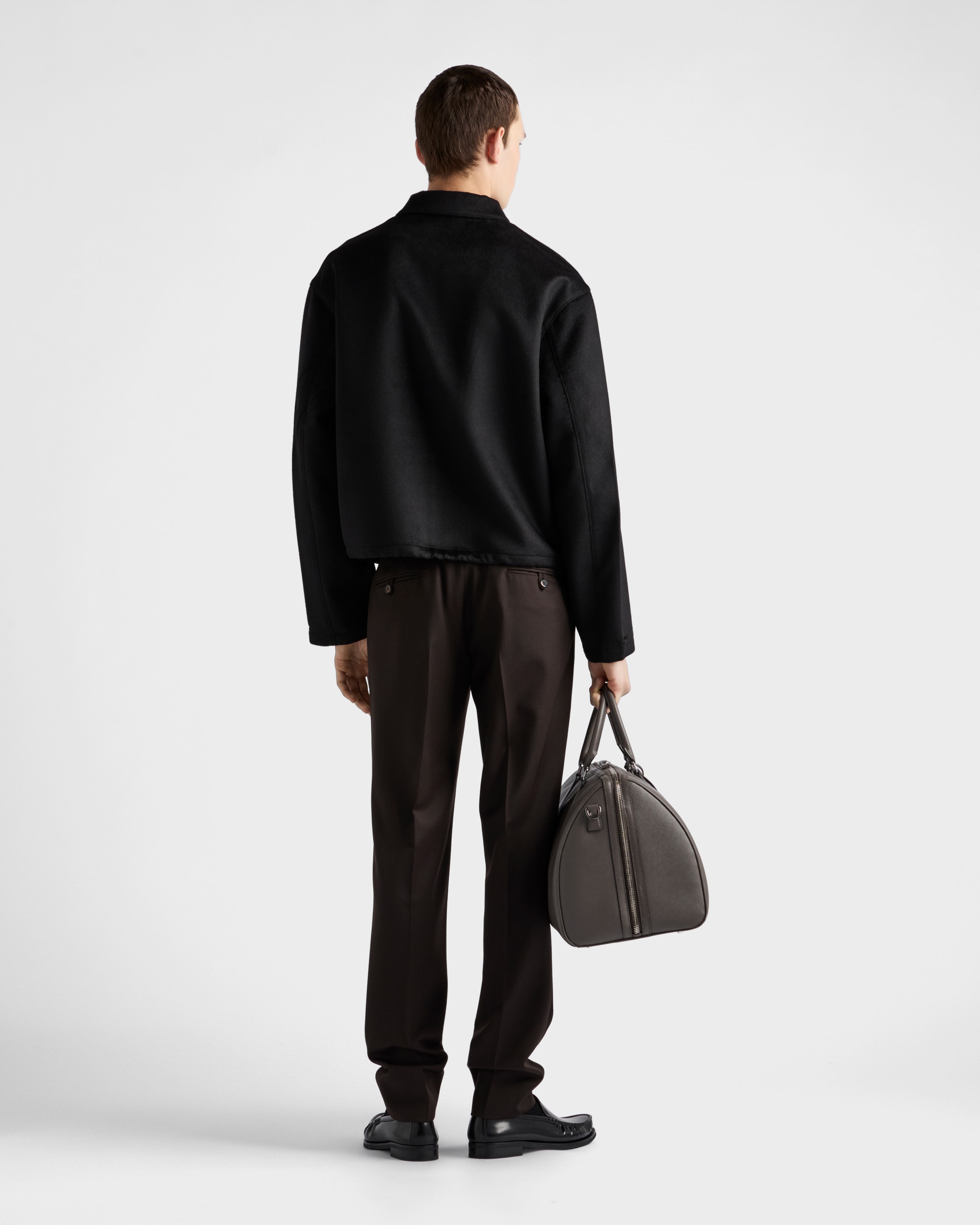 ボトムスその他 PRADA FW24 Black wool joggers (P238GZS221108N F0002) Black Wool joggers | PRADA