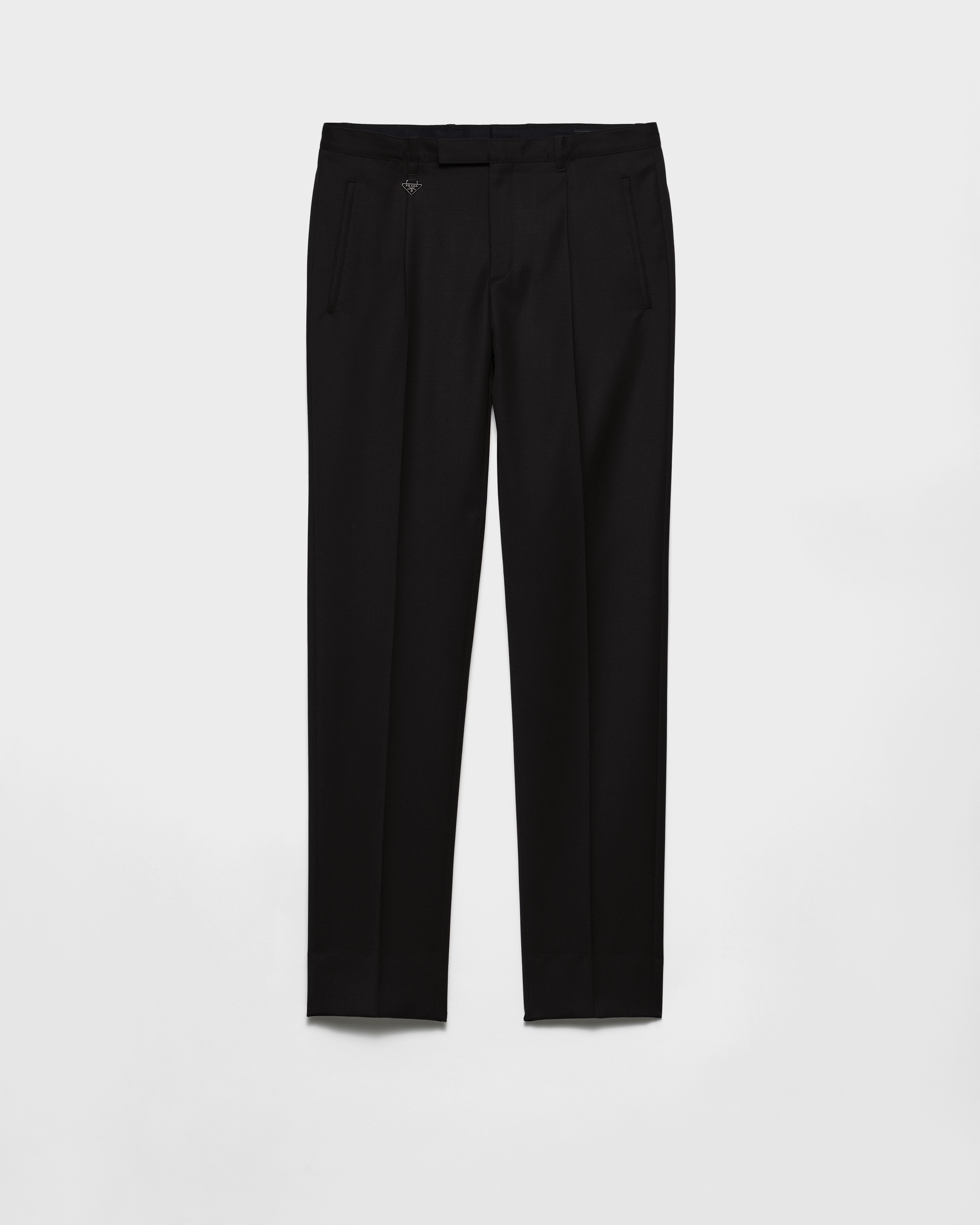 国内発 PRADA ブラックウールテーパードレッグパンツ 8004001466102_1.jpg?v=
