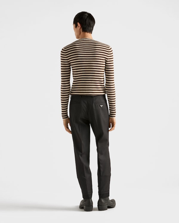 Pantalon en laine - Gris Anthracite Pantalon en laine - Gris Anthracite