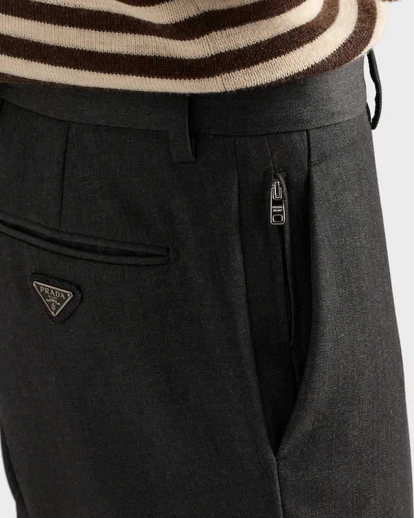 Pantalon en laine - Gris Anthracite Pantalon en laine - Gris Anthracite