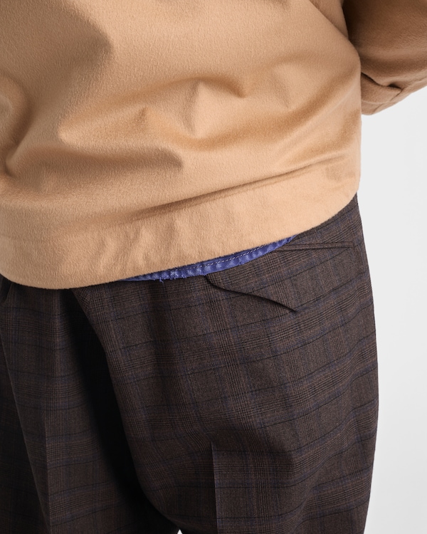 Pantaloni in lana principe di Galles Pantaloni in lana principe di Galles