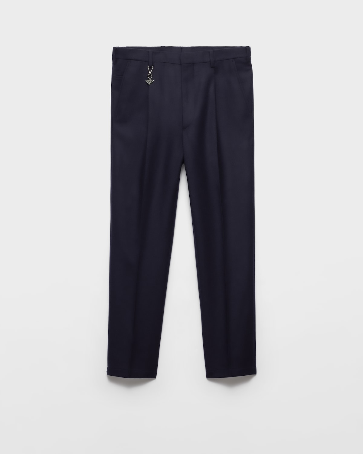 Navy Re-wool Pants | PRADA - Belgium