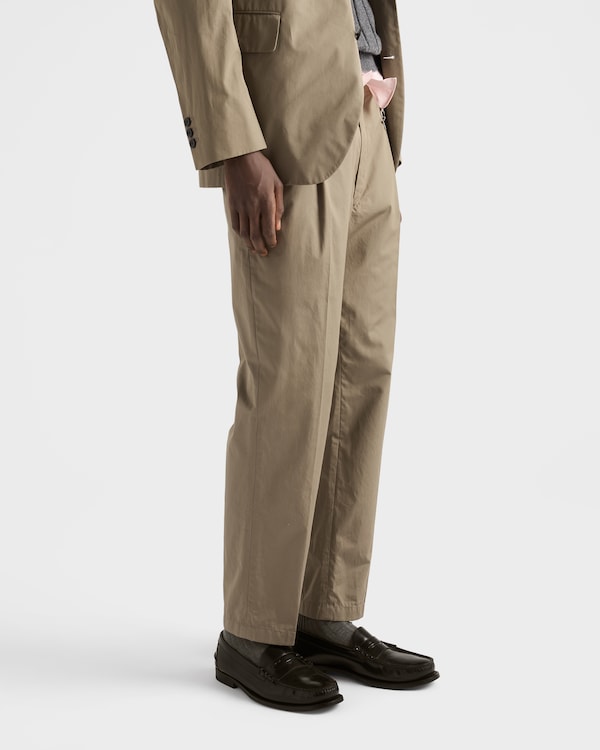 Pantalon en coton avec porte-clés - Gris Argile Pantalon en coton avec porte-clés - Gris Argile