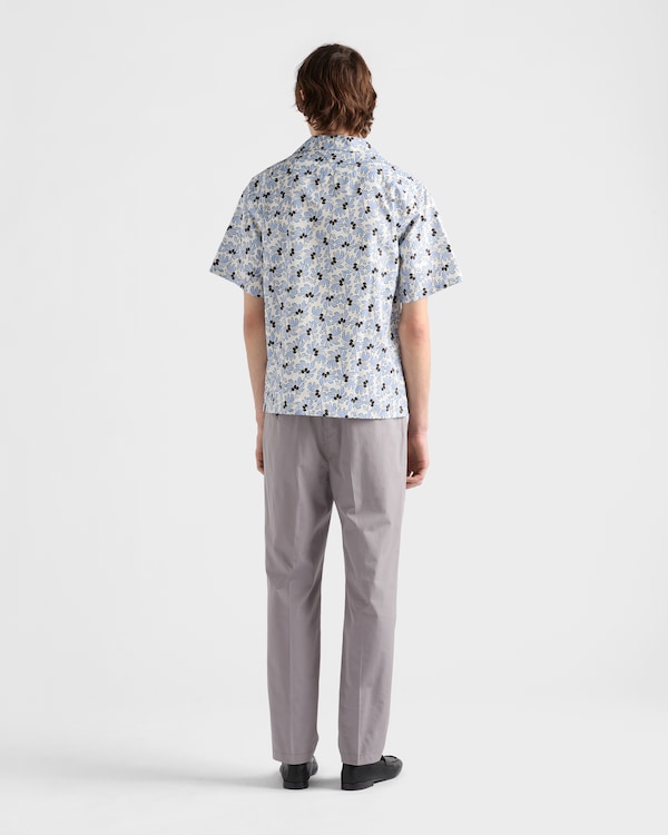 Pantalon en coton avec porte-clés - Gris Acier Pantalon en coton avec porte-clés - Gris Acier